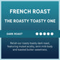 Caribou Coffee, Dark Roast Ground Coffee - French Roast 72 Ounces (6 Bags Of 12 Ounces)