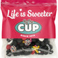 By The Cup Licorice Bridge Mix, Including Pastels, Buttons and More, 8 oz Bulk Bag