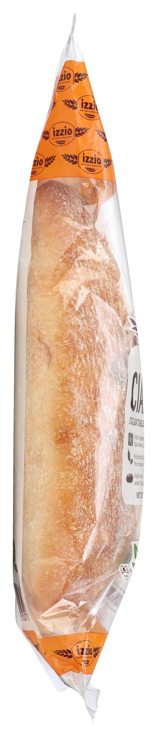 IZZIO ARTISAN BAKERY Take & Bake Ciabatta, 14 Ounce (Frozen)