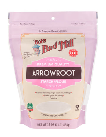 Bob'S Red Mill Arrowroot Starch, 16Oz (Pack Of 4) - Non Gmo, Vegan, Paleo Friendly, Kosher