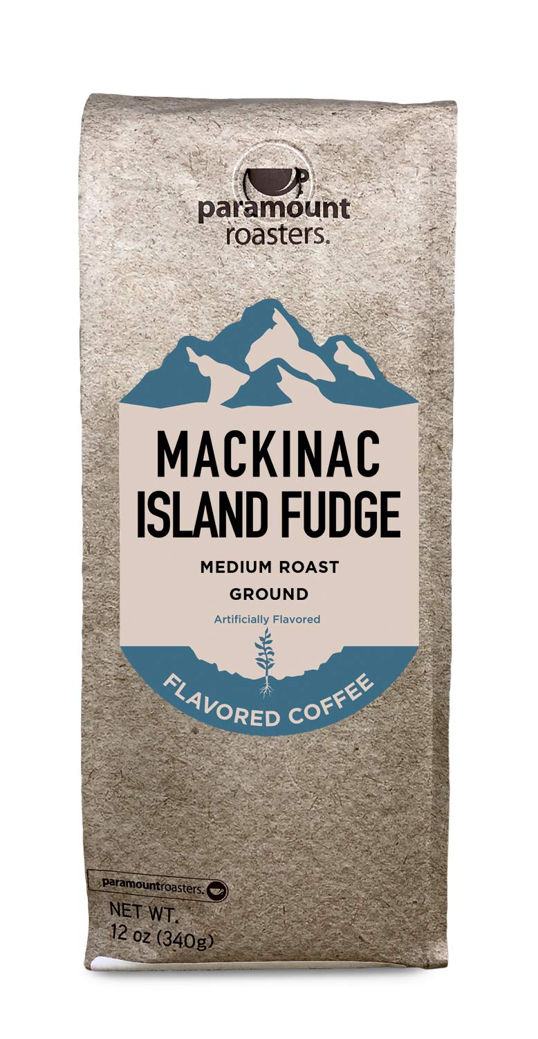 Paramount Roasters Mackinac Island Fudge Ground Coffee, 12oz Package