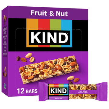 KIND Fruit & Nut Bars, 12 Count, Model 17824, Nutritious Snack, 12 Bars