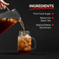 Cane Brew Sweet Tea - Southern Black Iced Teas  Family Size - No Boil  Zero Mess - Cold Brew for Home  Camping  RV  or Travel  16 Half Gallon Bags
