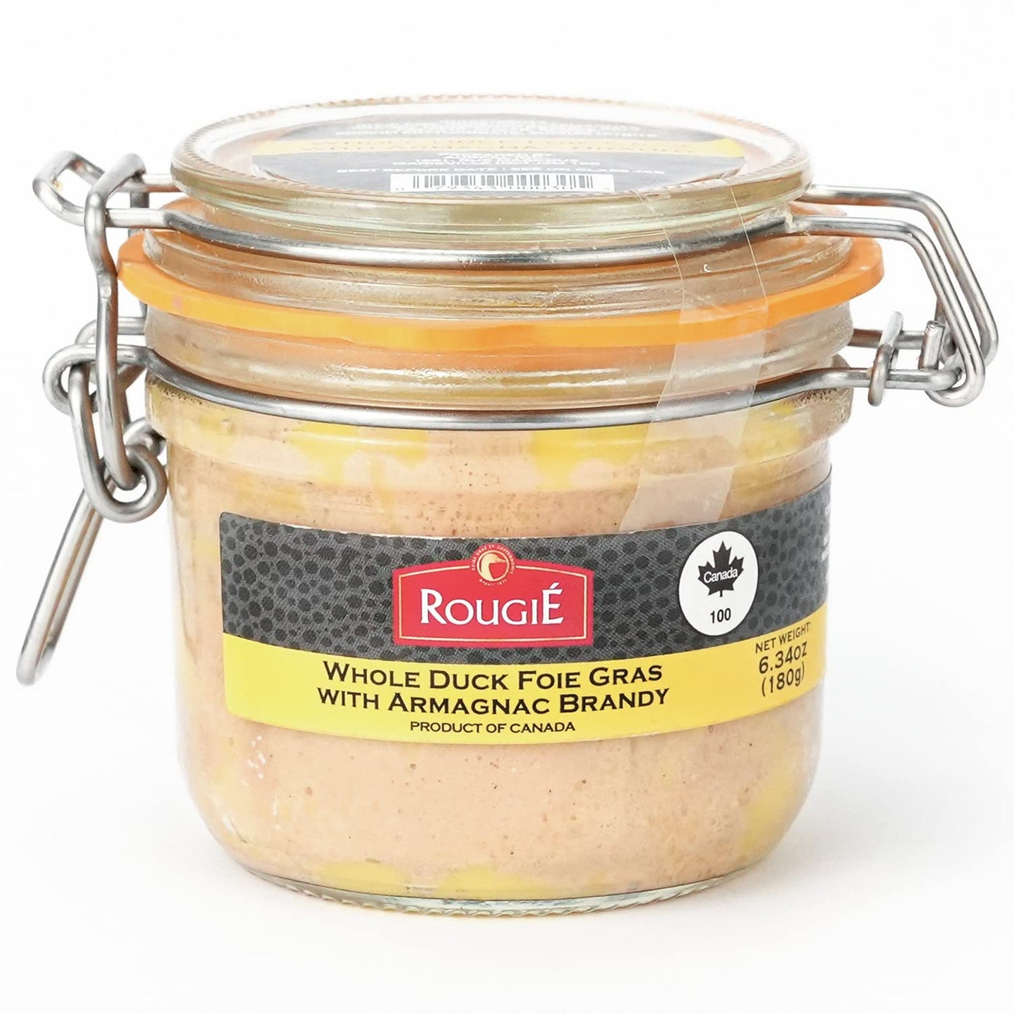 MARKYS Duck Foie Gras with Armagnac - 6.34 oz - Gourmet Pâté, Pack of 1