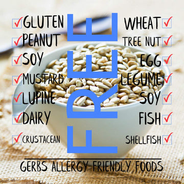 Gerbs Raw Sunflower Seed Kernels 4 Lbs. Zipper Bag | Top 14 Allergn Free | Use In Salads, Yogurt, Cereal, Oatmeal, Trail Mix | Grown In United States