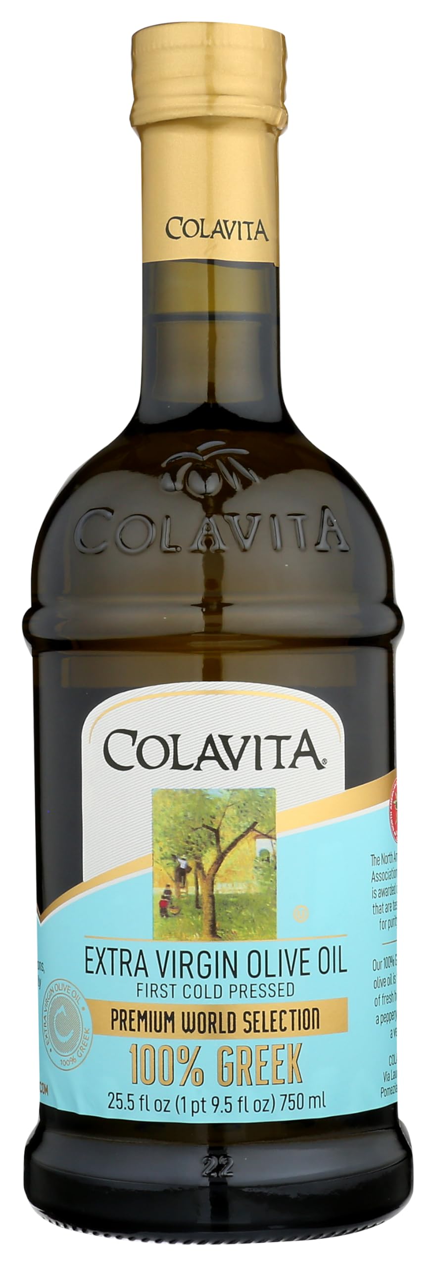 COLAVITA Greek Extra Virgin Olive Oil, 25.5 Fl. Oz. Bottle, L86 Model