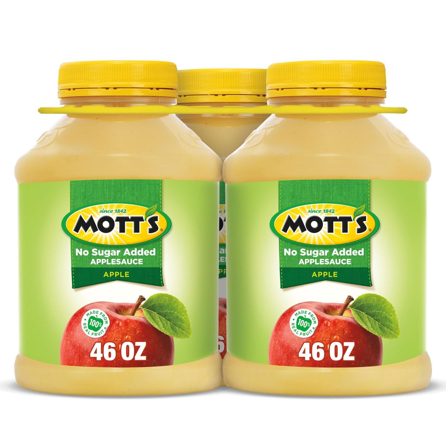 Motts Unsweetened Applesauce, 46 Ounce (Pack of 3)
