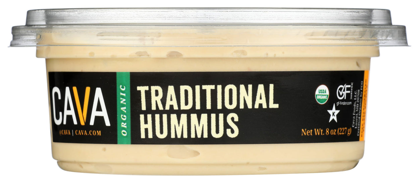CAVA Organic Traditional Hummus, 8 OZ