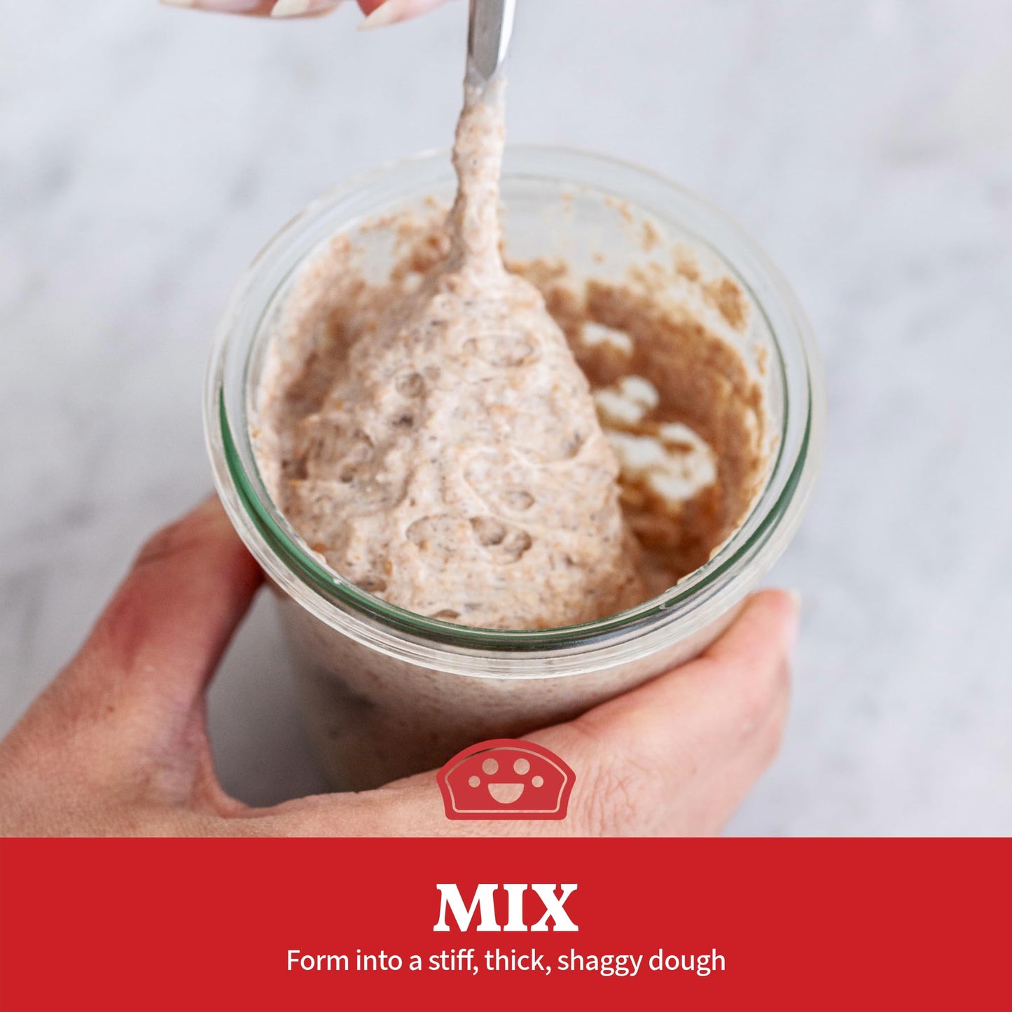 BAKERS CLUB Sourdough Starter Culture - Makes 5 Batches - 0.18oz - Dehydrated for Quick Fermentation