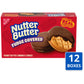 NUTTER BUTTER Fudge Covered Peanut Butter Sandwich Cookies, 12 - 7.9 oz Boxes