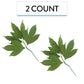 Global Sugar Art Peony Leaf Spray Sugar Cake Flowers, Green, 2 Count By Chef Alan Tetreault