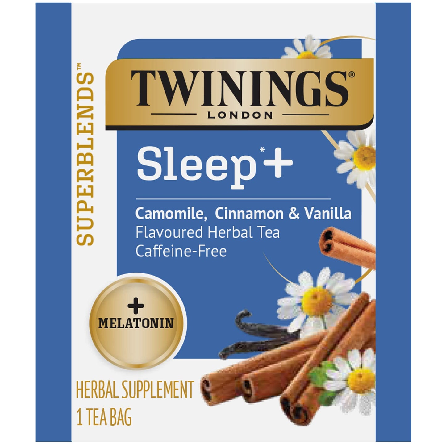 Twinings Superblends Variety Sampler Pack,Flavoured Herbal, Green & White Tea,Energy+ Vitamin B6, Sleep+ Melatonin, Immune Suppo