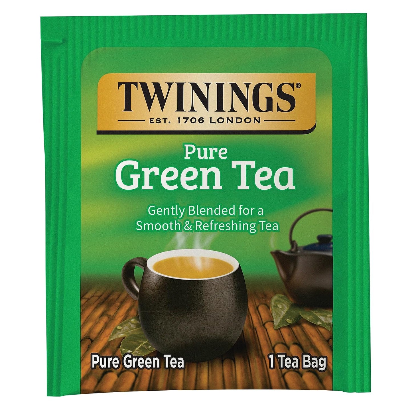 Twinings 09187 Tea Bags, Green, 1.76 Oz, 25/Box