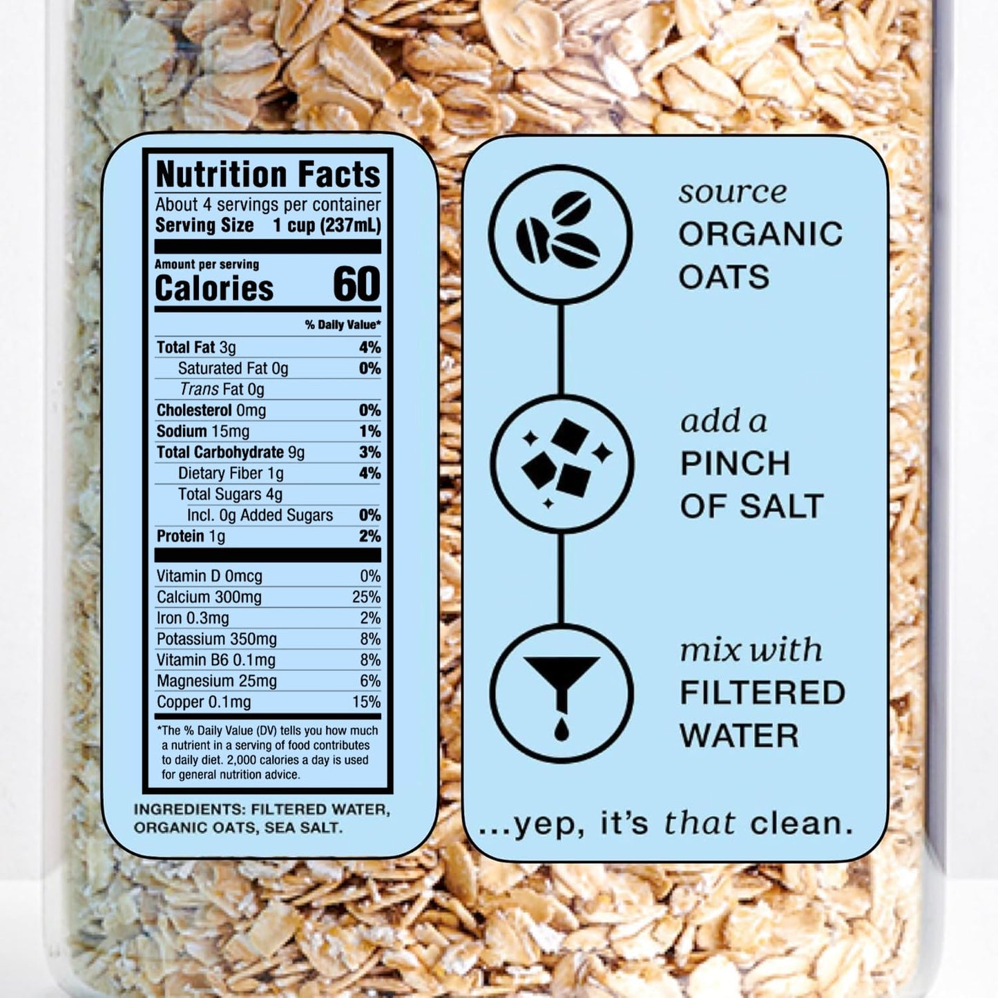Mooala Organic Oatmilk, Unsweetened, Dairy Free, 12 Pack, Shelf Stable, 3 Ingredients