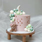 Ephlyn 30Pcs Ball Cake Picks Colorful Ball Shaped Cake Topper Pearl Balls Cupcake Cake Insert Topper For Birthday Party Wedding