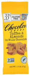 Chocolove Chocolate Bar Mini Milk Toffee and Almond, 1.3 Ounce