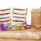 FITCRUNCH Snack Size Protein Bars, 6-Layer Baked Bar, 1g of Sugar, Gluten Free & Soft Cake Core (18 Bars, Peanut Butter and Jell
