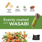 OREGON FARM FRESH SNACKS Wasabi Peas & Rice  ers Mix - 14 oz - Asian Snacks with Almonds, Peanuts & Soybeans