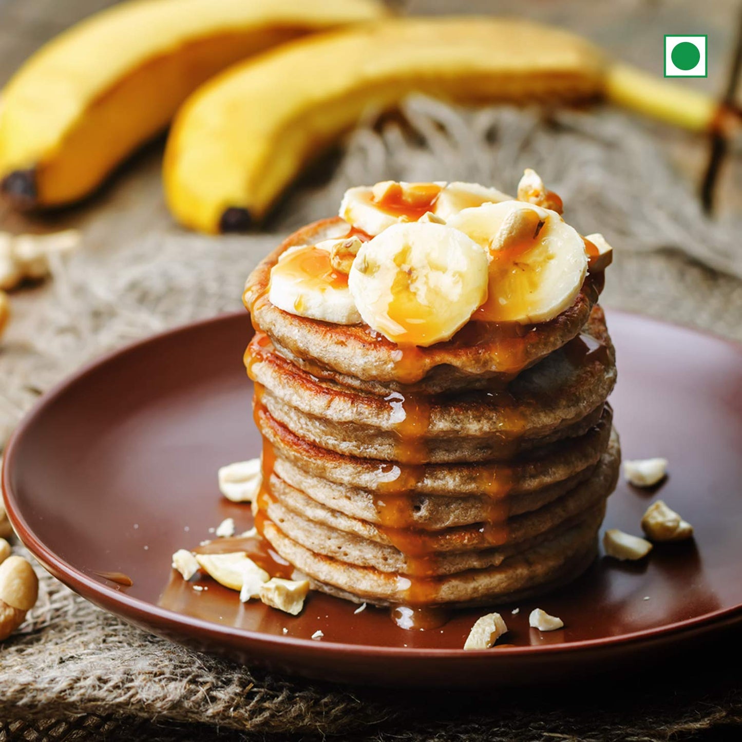 Slurrp Farm Instant Breakfast Millet Pancake Mix, Banana Choco-Chip, Supergrains And Chocolate, Natural And Healthy Food, 100% V
