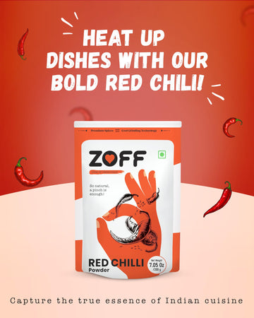 Zoff Red Chilli Powder | Lal Mirch Powder | Net Weight 200 G