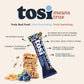 Tosi Cashew Blueberry Protein Bars - Crunchy Nut & Seed Vegan Snack Bars, Gluten Free, 6g Plant Based Protein, Organic Flax, Chi