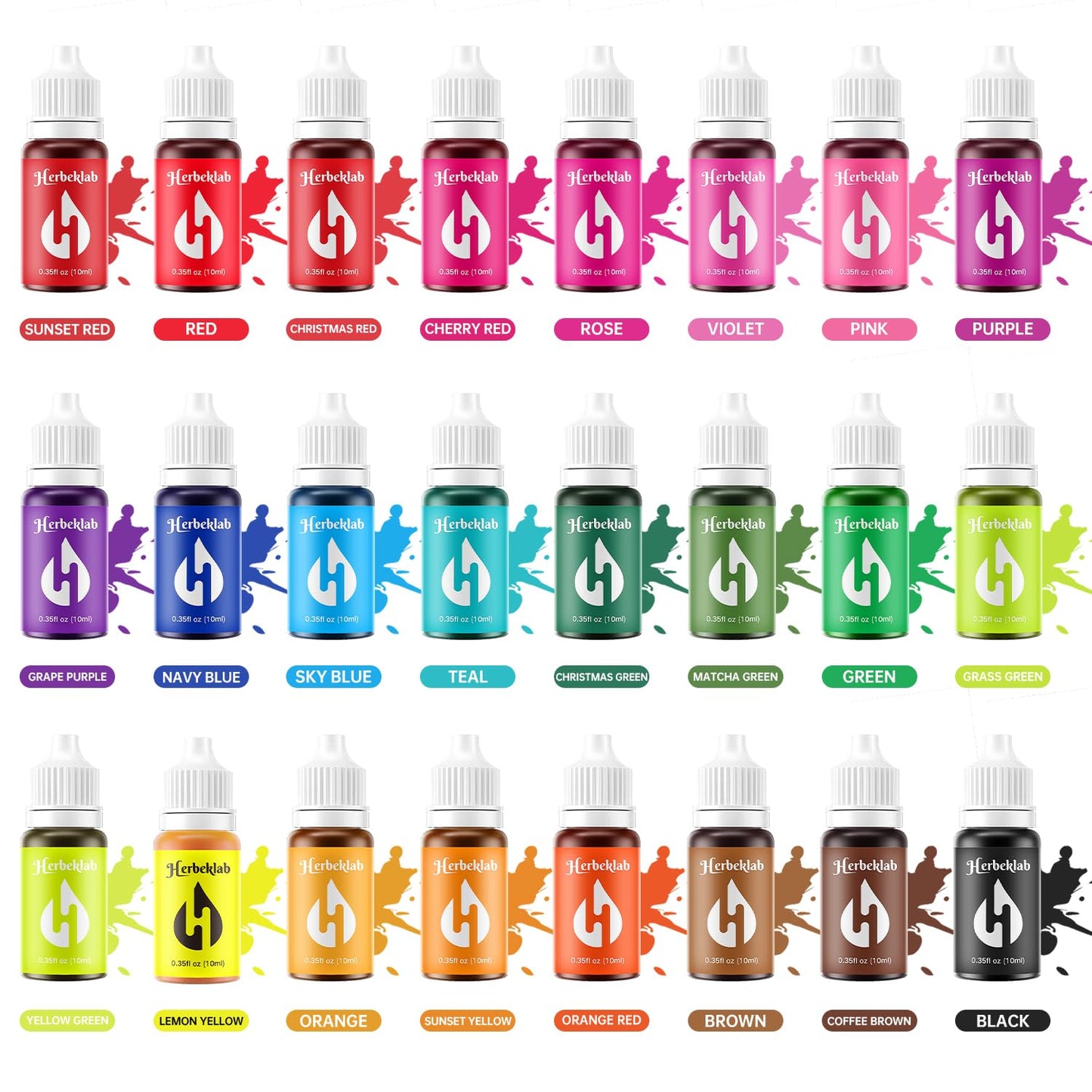Food Coloring Liquid Food Color Water Based Food Dye 24 Colors Slime Coloring Dye Neon Food Coloring For Baking Icing Cake Decor