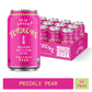 De La Calle Tepache Cactus Prickly Pear Sparkling Beverage, Organic, Low Sugar, 12 Fl Oz (Pack of 12), Clear