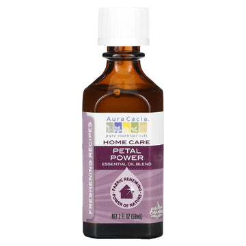 Aura Cacia Petal Power Essential Oil Blend For Home Care, 2 Fluid Ounce