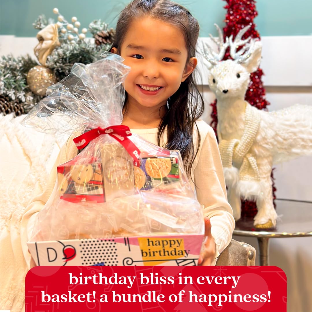 Davids Cookies Birthday Cookie Gift Basket - Assorted Gourmet Cookies - 16 Ounce - 1 Count