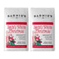 Barnies Santas White Christmas Ground Coffee With Coconut, Caramel, And Warm Vanilla Flavors, Medium Roasted Arabica Coffee Beans, 12 Oz Bag (Pack Of 2)