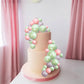 Ephlyn 30Pcs Balls Cake Topper Foam Ball Cake Picks Mini Balloon Diy Cake Insert Topper Decoration For Baby Shower Party Cake De