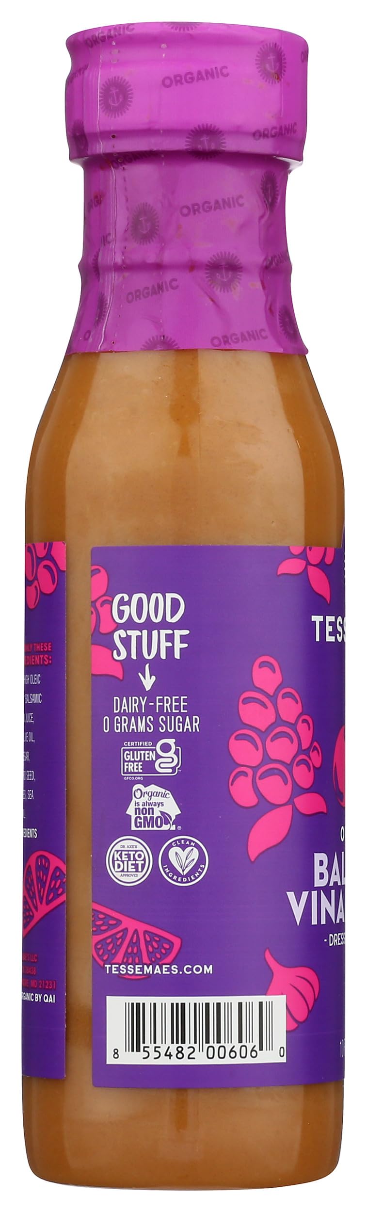 Tessemaes, Organic Balsamic Vinaigrette, 10 oz