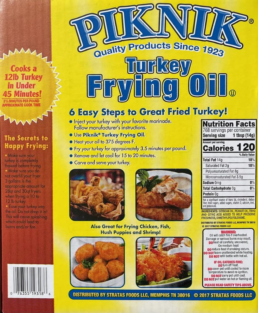 King Kooker Turkey Frying Oil