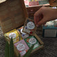 Lovare Green Assorted Tea Variety Pack 32 Pack - Made In Ukraine - Tea Bags Individually Wrapped 4 Tastes - Golden Mango, Cleopa