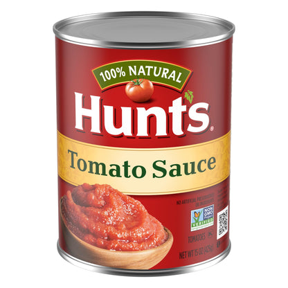 Hunts 100% Natural Tomato Sauce, Canned Tomato Sauce, 15 Oz.