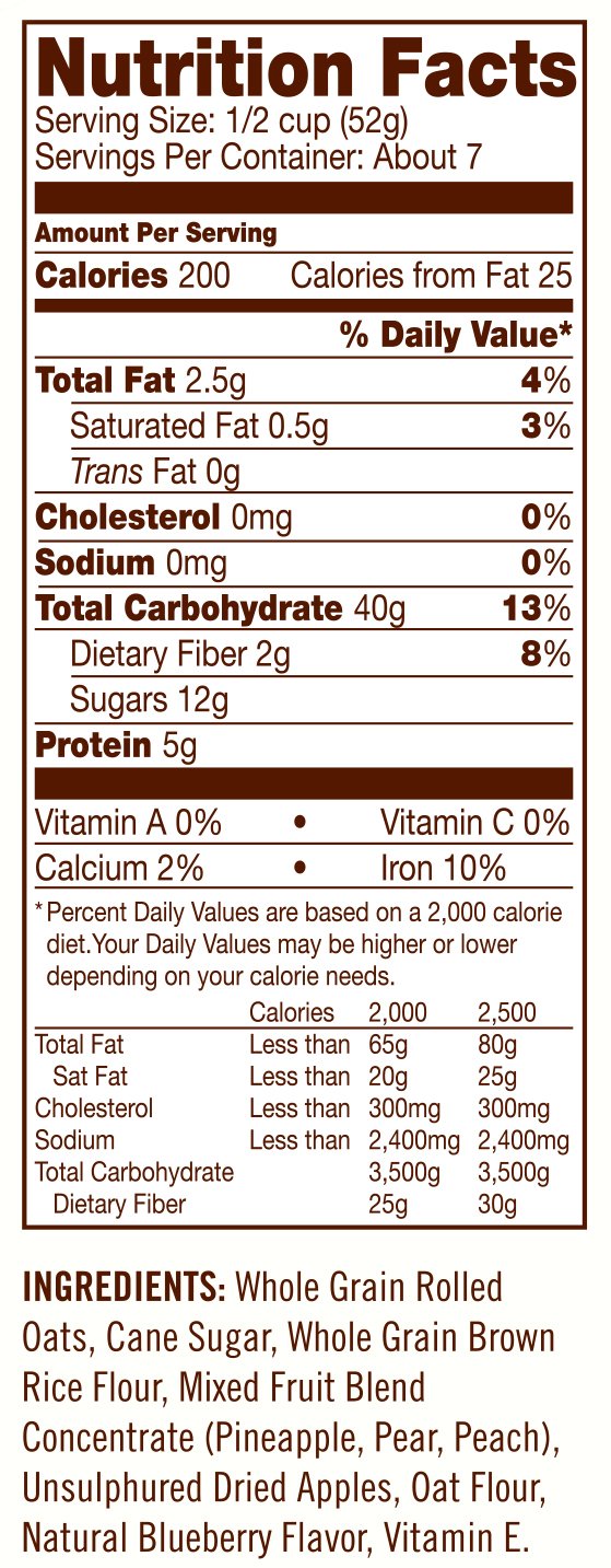Bobs Red Mill Apple Blueberry No Fat Granola - 12 Oz