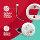 First Alert Brk Sc9120B-3 Hardwired Smoke And Carbon Monoxide (Co) Detector With Battery Backup, White, Pack Of 3