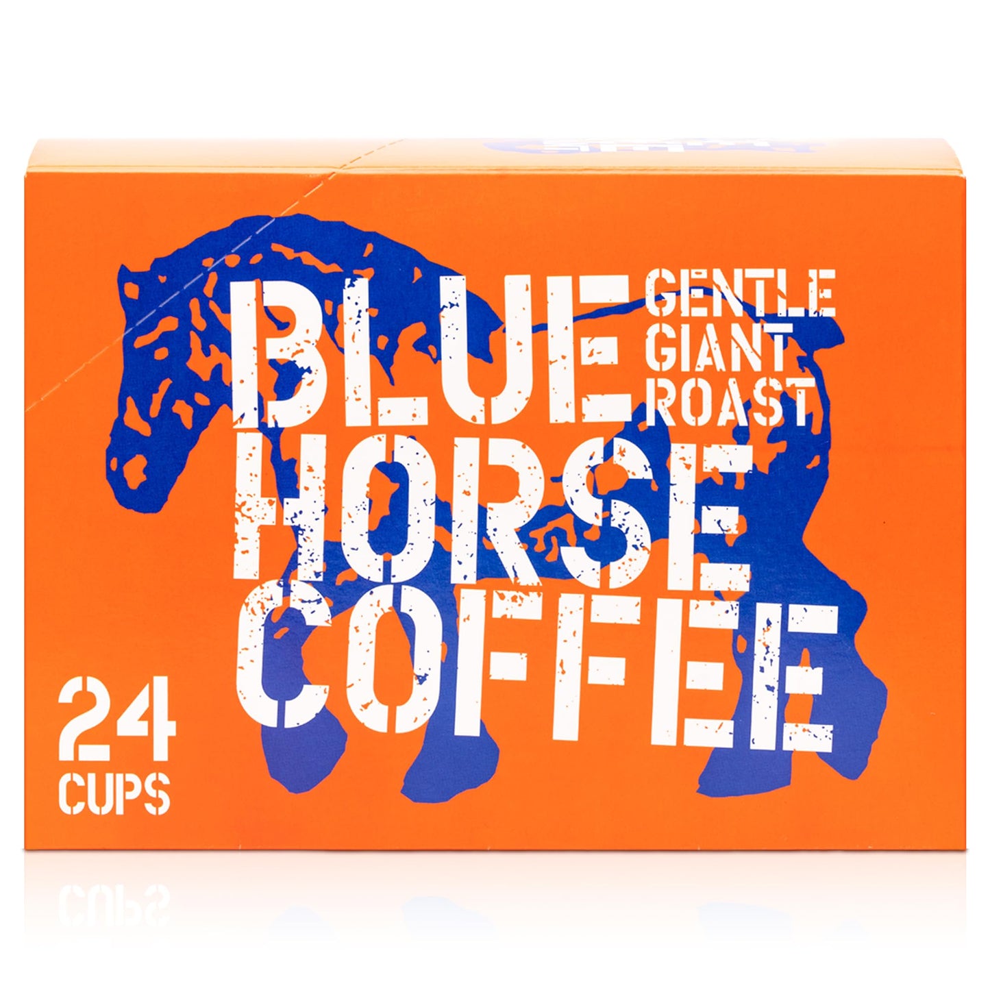 Blue Horse Coffee Pods, Medium Roast, 24ct Single Serve, Compatible with K Cups 2.0, 100% Arabica Beans, Bold & Aromatic Flavor