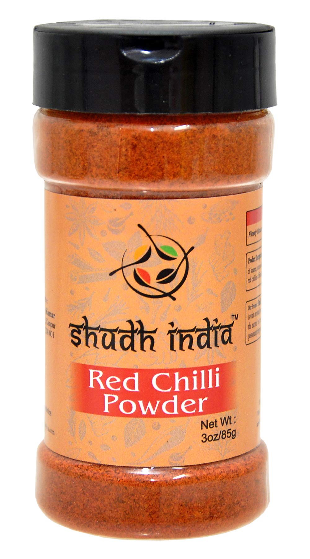 Shudh India | Traditional Indian Spicy Red Chili Powder | Chilli Powder Indian Spice | All Natural | No Color added | Gluten Fre