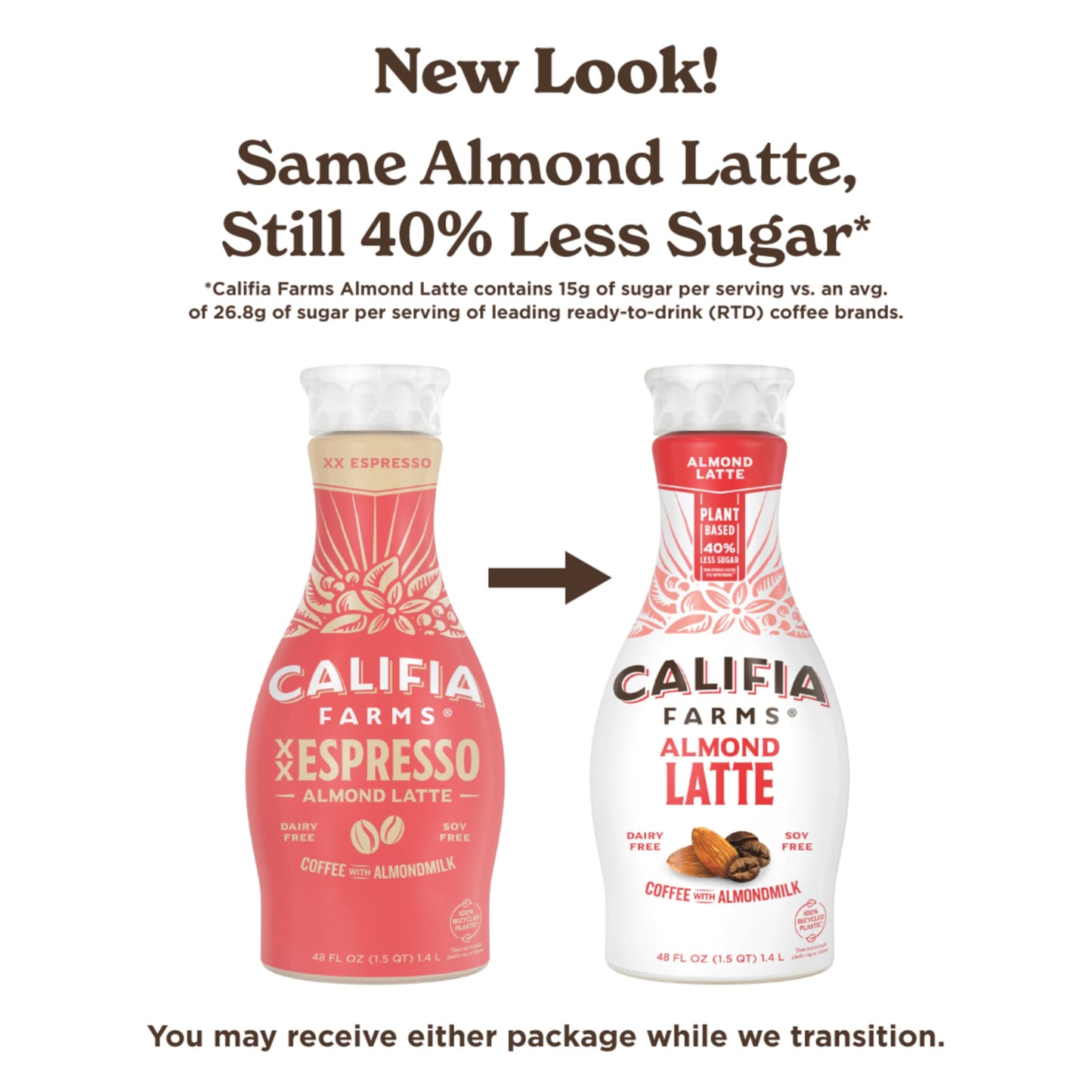 Califia Farms - Xx Espresso Cold Brew Coffee With Almond Milk, 48 Oz, 100% Arabica, Dairy Free, Plant Based, Vegan, Gluten Free,