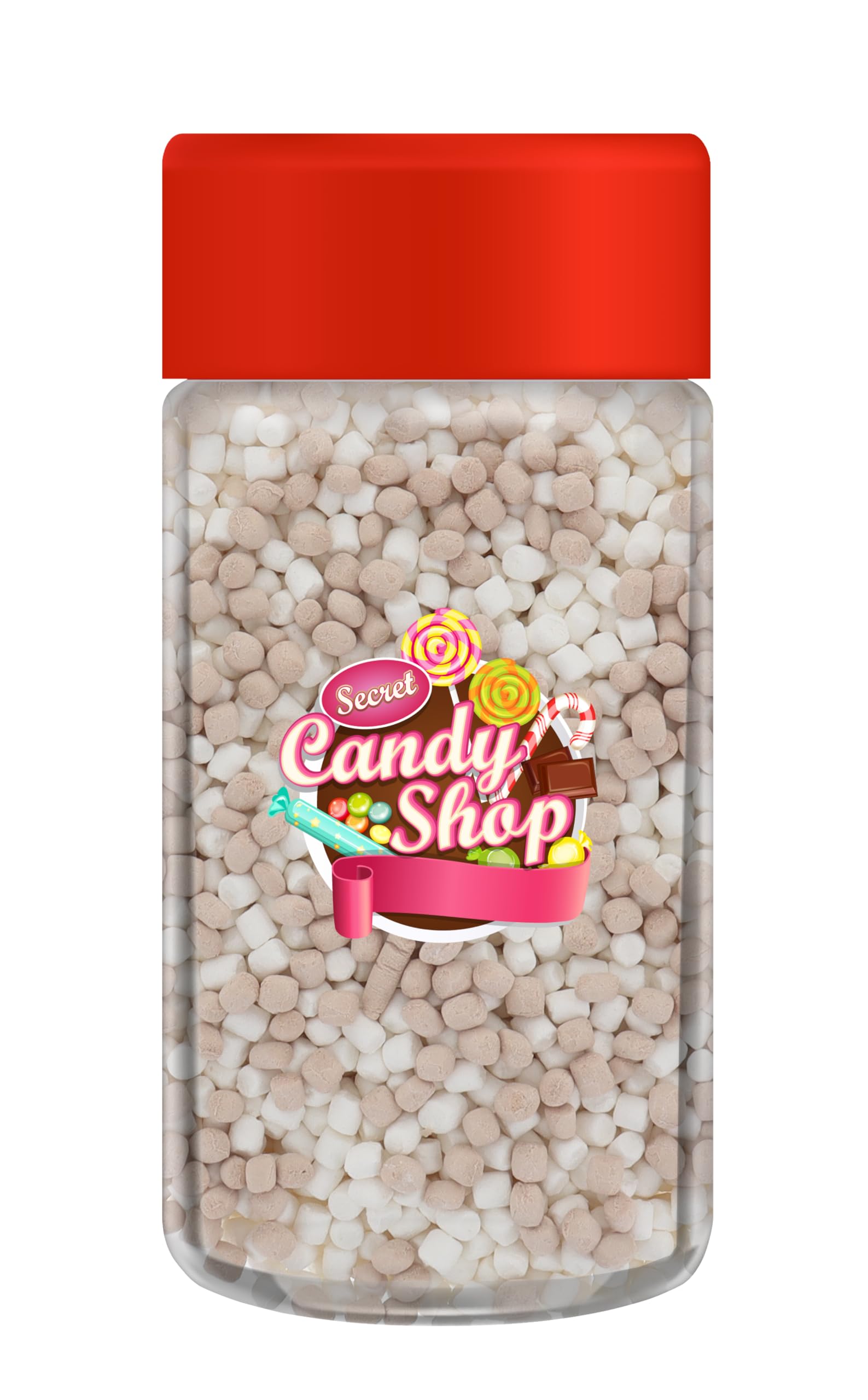 Candy Shop Premium Mini Dehydrated Marshmallows Bits (Chocolate & Vanilla) (1.2Oz)