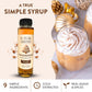 Gingerbread Simple Syrup for Coffee  Cocktails  Matcha - Sweetened with Agave Nectar - Infused with Real Gingerbread Spices - 13.5 oz