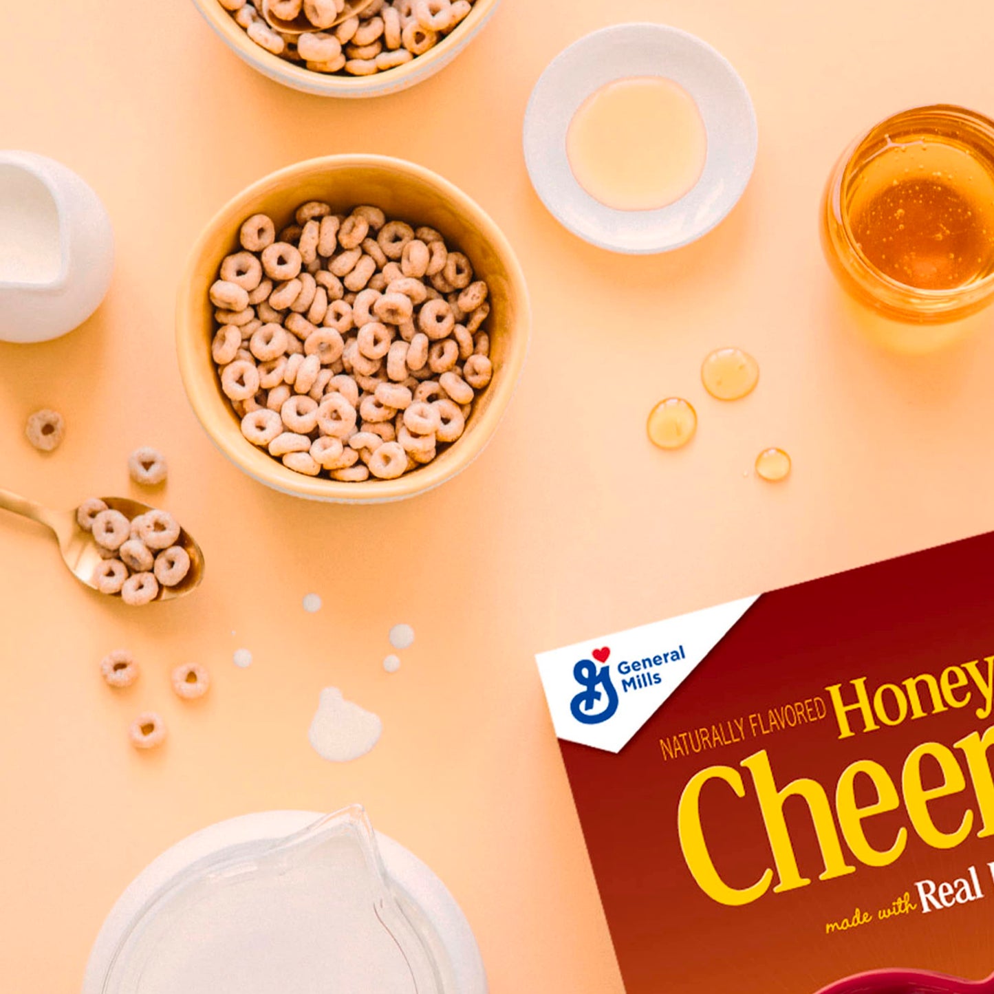 Cheerios Honey Nut Cheerios Cereal Bulk Pack - 39 Oz (Pack of 4)