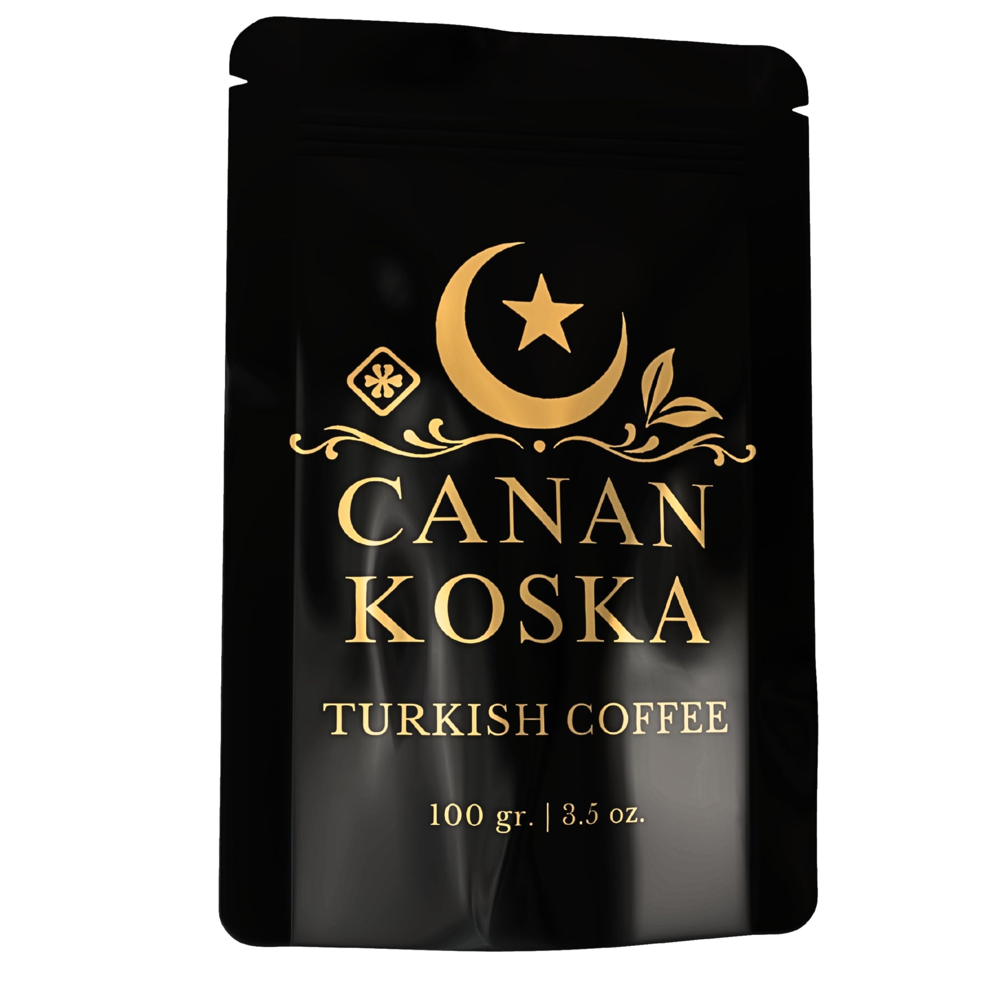 Canan Koska Turkish Coffee Medium Roast Ground Coffee 100% Arabica, Finely Ground for Rich Flavor and Smooth Texture, Ideal for 