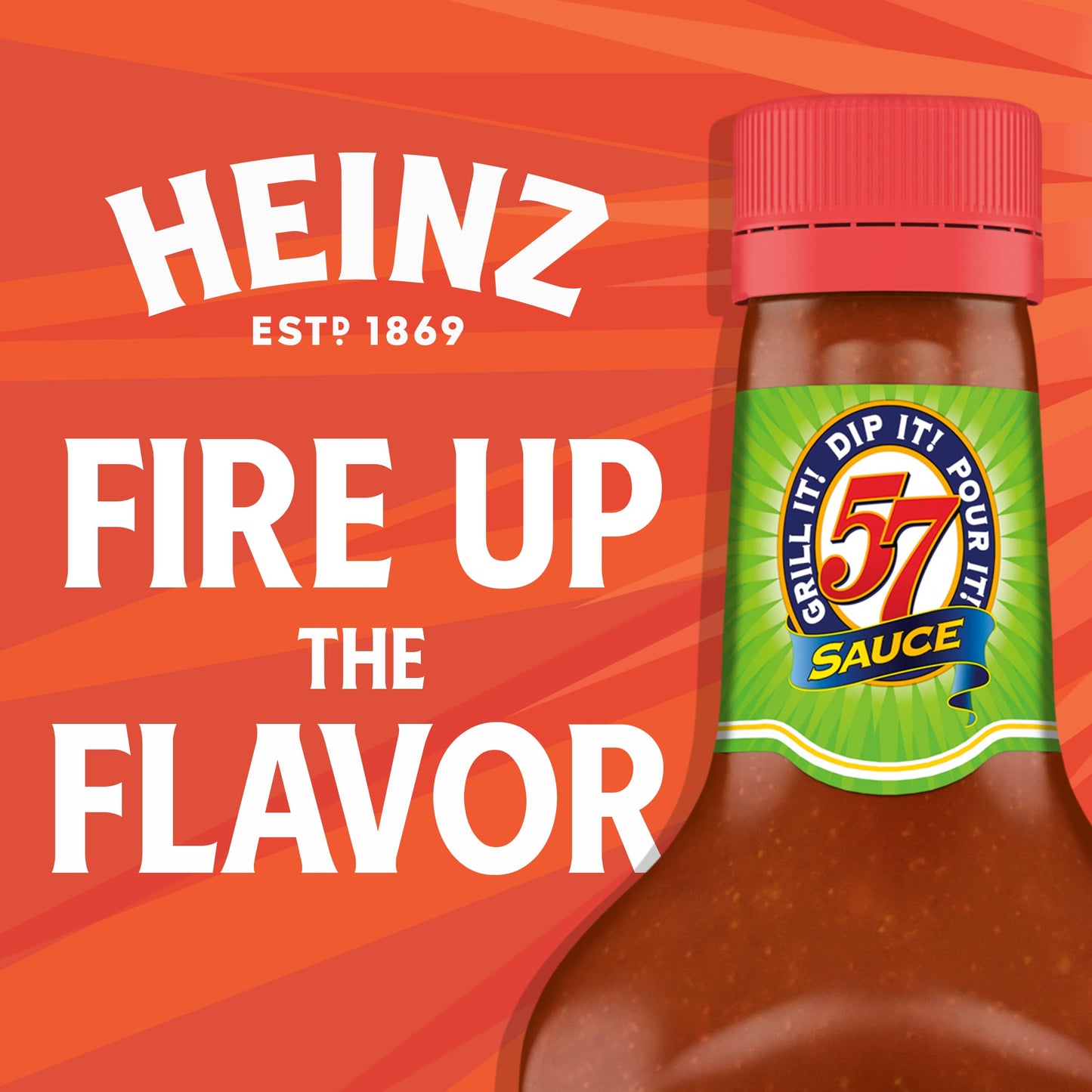 Heinz Hot 57 Sauce, 10 oz Bottle