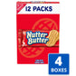 Nutter Butter Peanut Butter Sandwich Cookies, 48 Snack Packs (4 Cookies Per Pack, 4 Boxes)