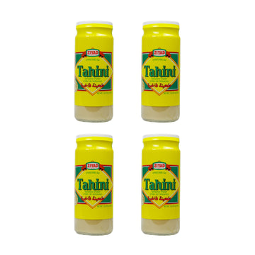 Ziyad Tahini Sesame Paste, No Additives, 16oz (Pack of 4)