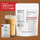 Keto Meal Replacement Coffee Packets with MCT Oils  Coconut Oil  Grass-Fed Butter  and Redmond Real Salt - Organic Instant Coffee by Fat Fuel Company (15 Servings)