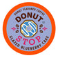 Donut Stop Glazed Blueberry Medium Roast Coffee Pods, 40 Count, Compatible with 2.0 K-Cup Brewers