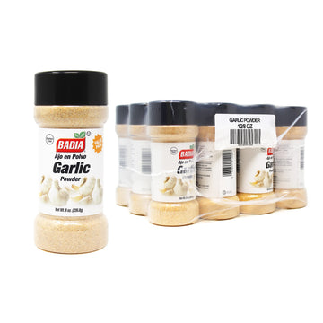 Badia Garlic Powder, 8 Ounce (Pack of 12)